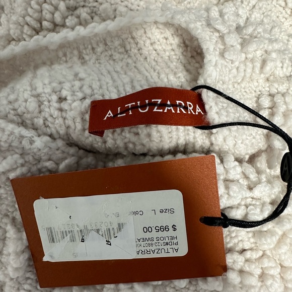 ALTUZARRA helios sweater in enoki - Picture 10 of 10